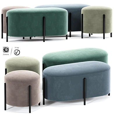 Love Joy Pouf And Ottoman