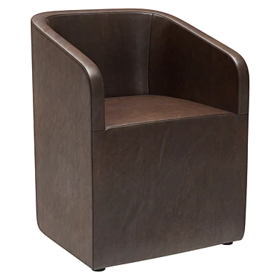 Restoration Hardware Ellison Barrelback Slope Armchair