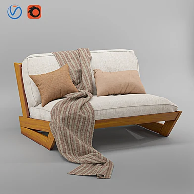 Sunset Teak Lounge Sofa
