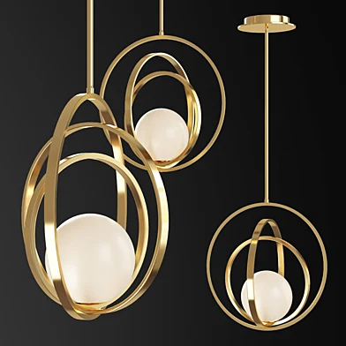 Maxim Coronet 17 Wide Satin Brass Pendant Light