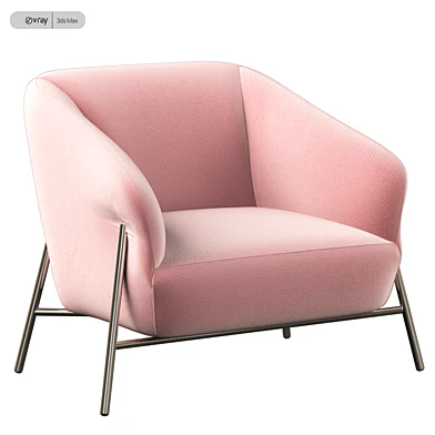 DORA LUXURY PINK ARMCHAIR