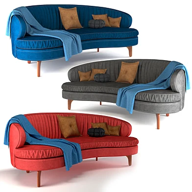 Camila Velvet Sofa