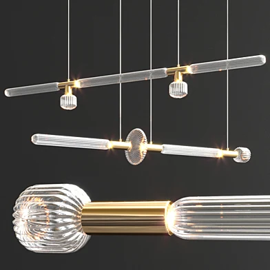 Cipher Linear S,L Pendant by Lasvit