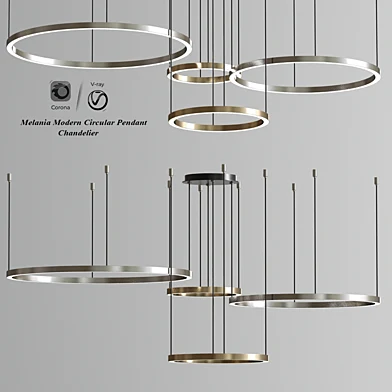Melania Modern Circular Pendant