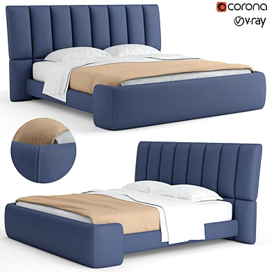 Natuzzi Briq bed