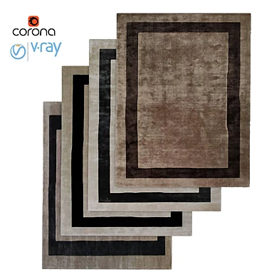 Simla-Bordered-Cloudy-Grey-Gunmetal-Rug