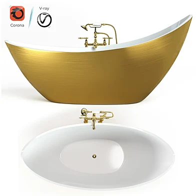 Bathtube with Shower 02