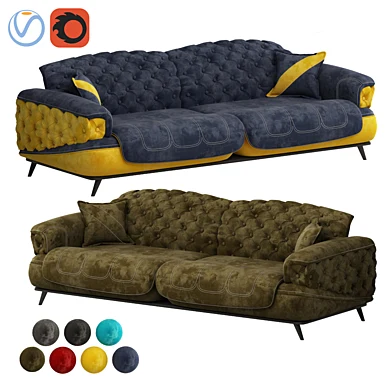 casette modern sofa