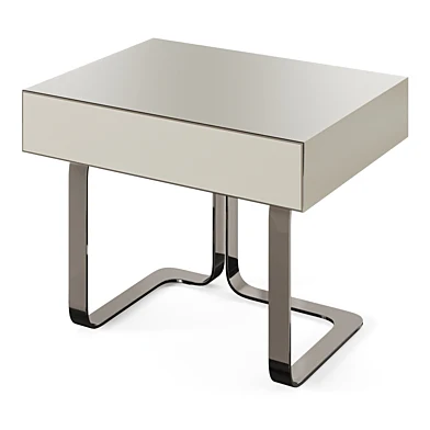 Fendi Infinity Bedside ( Stone Fiddleback Sycamore, Lacquer)