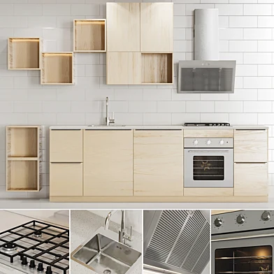 Кухня Ikea Серия МЕТОД АСКЕРСУНД 1