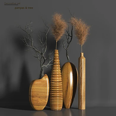 Decori pampas & tree
