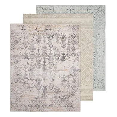 Ivory Diamond  Area Rug
