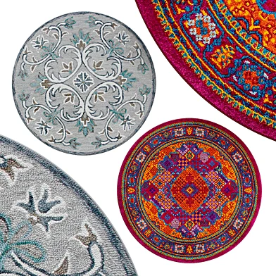 Circle rugs | №132