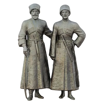 Park sculpture Cossacks