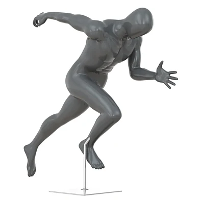 Faceless running mannequin 79