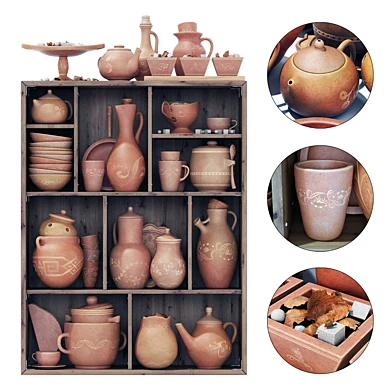 Dishes clay decor n16 / Посуда из глины №16