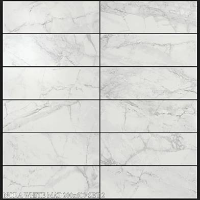 Yurtbay Seramik Nora White Mat 200x600 Set 2
