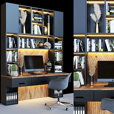 set547 -black office