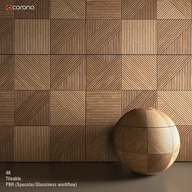 Wooden wall panel