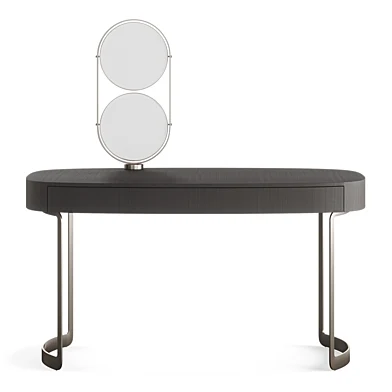 FENDI CASA MOONLIGHT LADY DESK (Charcoal Fiddleback Sycamore)