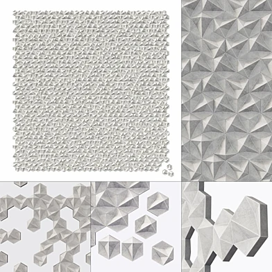 Panel concrete Hexagon n1 / Панель шестиугольники из бетона