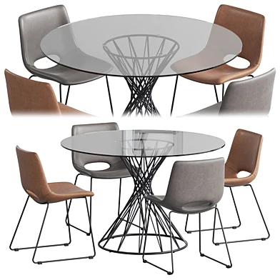 La Forma Niut table Ziggy chair