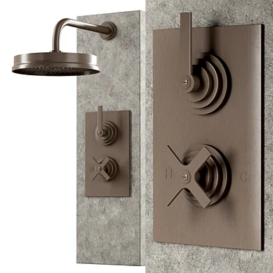 Landmark pure urban shower by Samuel Heath / Кран для душа