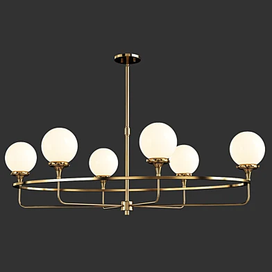 Beverly hills oval chandelier