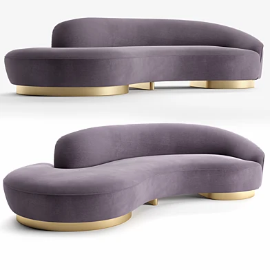 Диван Serpentine Sofa with Arm Vladimir Kagan