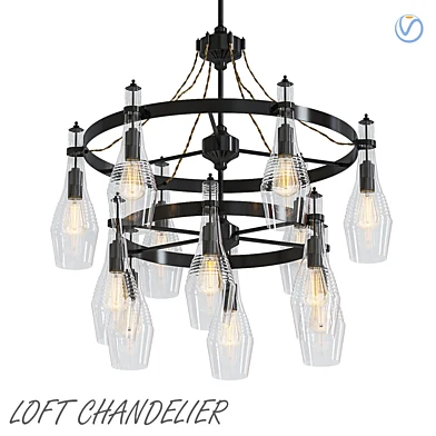 Loft chandelier