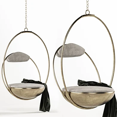 gold hanging chair
