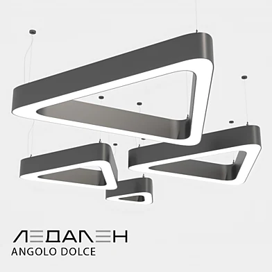 Объемный треугольный светильник ANGOLO DOLCE / LEDALEN