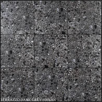 Kerranova Terrazzo Dark Grey 600x600