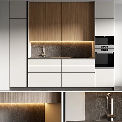 Kitchen set wood 2