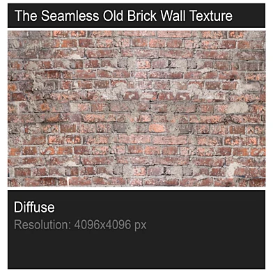 The seamless old brick wall texture
