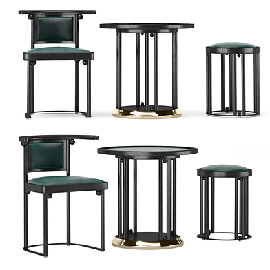 Стул Стол Табурет Wittmann Fledermaus Chair Stool Table