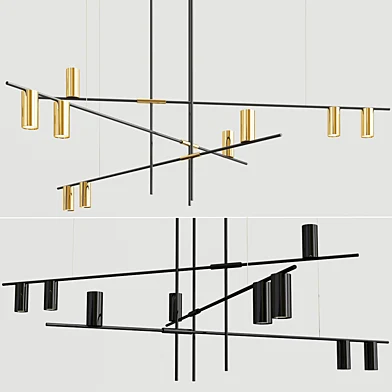 TossB Minimalist Chandelier by David Abad