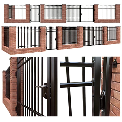 Iron fence set - classic