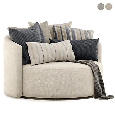Cozy bed armchair by Naustro Italia