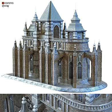 cathedral lowpoly for game num.010