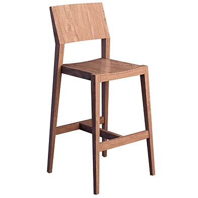 Wood bar chair
