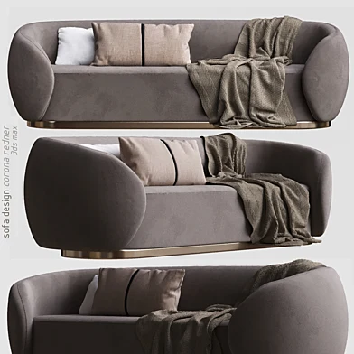 SOFA CORONA REDNER 3DSMAX 2014