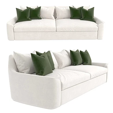 Custom sofa in white upholstery