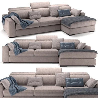 Cast chaise longue 3 seater maxi - Calligaris