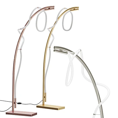 Floor lamp Glorlfy Pink Fl