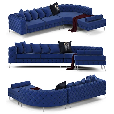 Chesterfield Corner Sofa by Efsunkar Tasarım Uygulama