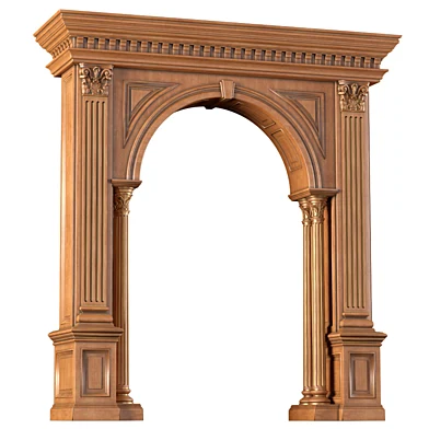 Классический арочный проем из дерева . Arch in classic style