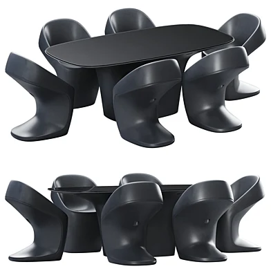Vondom Ufo Dining Table and Chair