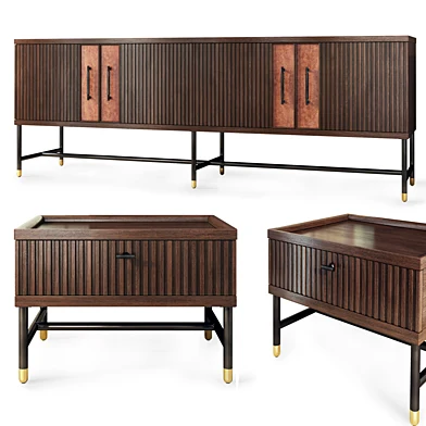 Комод&nbsp; и тумба прикроватная Matilda. Nightstand, sideboard by Dogta SH