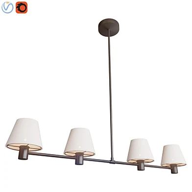 Dahlia Metal Linear Chandelier